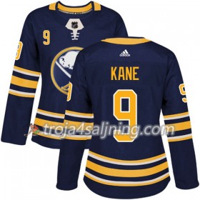 Buffalo Sabres tröja Evander Kane 9 Adidas 2017-2018 Marinblå Authentic - Dame NHL Tröjor